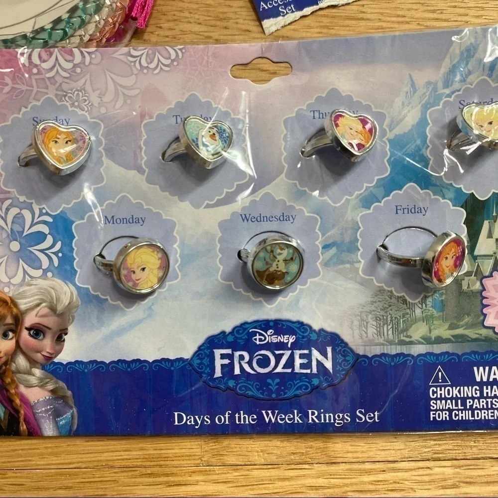 Frozen Jewelry Bundle Disney NWT Bracelets & Rings Elsa Anna